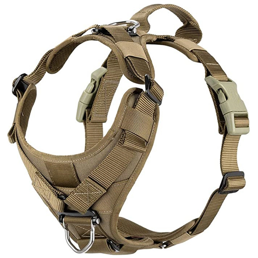 Nylon Padded Tactical Pet Training Vest Dog Strap Harness